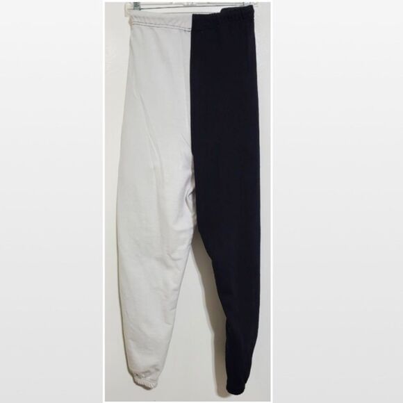 New Ultra Flirt Jogger Pants Womens Plus 3X Color Block Black White Sweats NWT - Picture 5 of 14